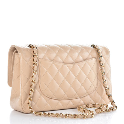 Chanel Caviar Quilted Medium Double Flap Beige Clair 3 of 7