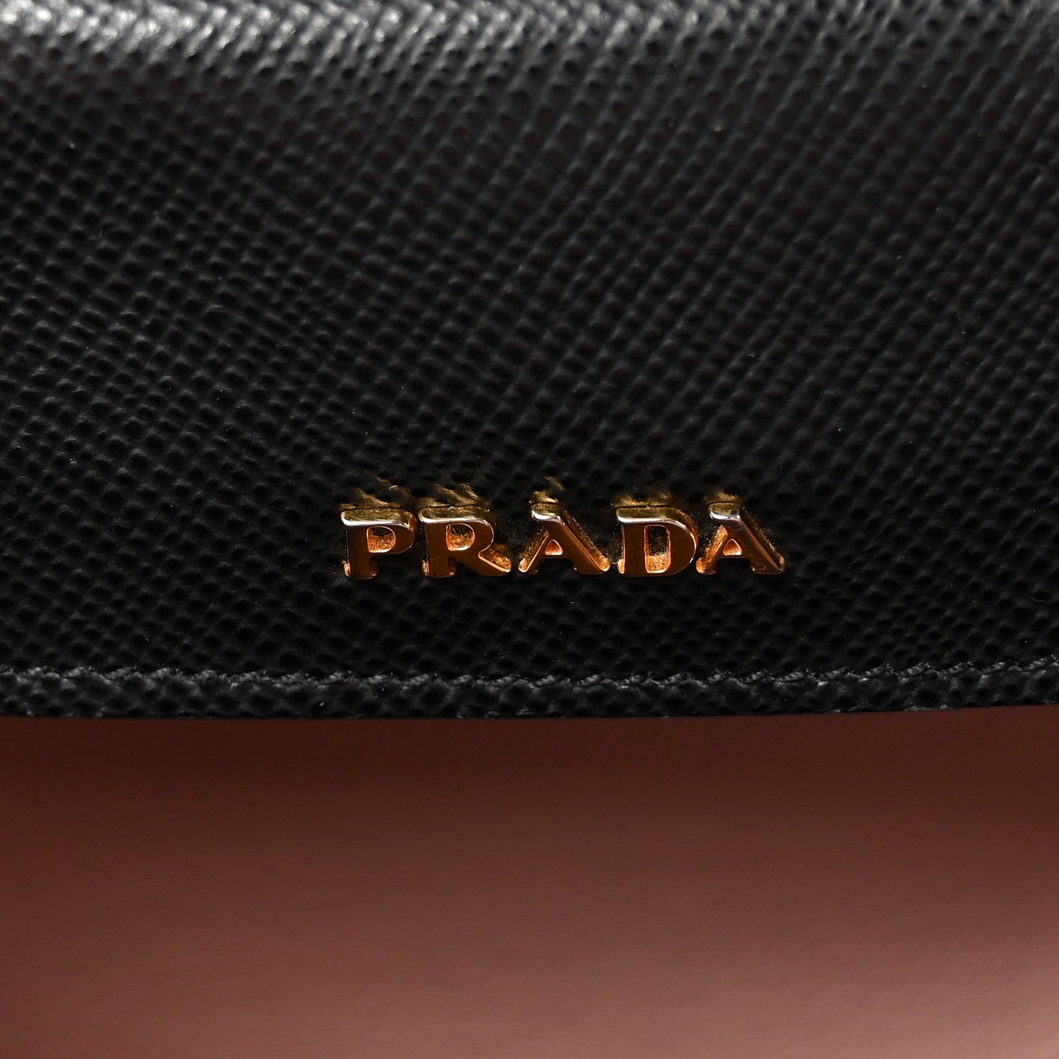 Prada Saffiano Cuir Large Double Bag Black Mughetto 1851895