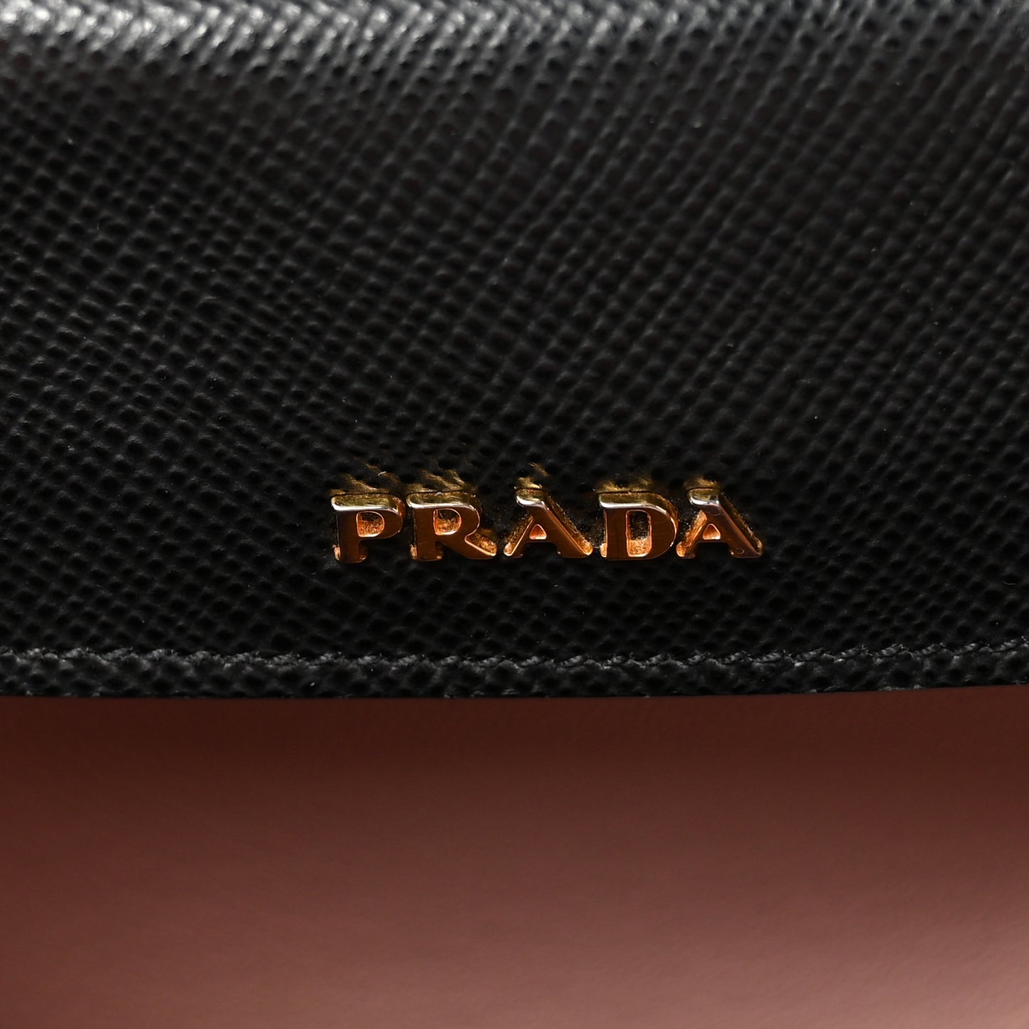 Saffiano Cuir Large Double Bag Black Mughetto