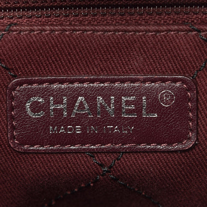 Chanel Grained Calfskin Quilted Small Daily Shopping Tote Black 6 of 23