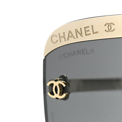 Chanel Metal Shield Sunglasses 71507 Gold 7 of 8