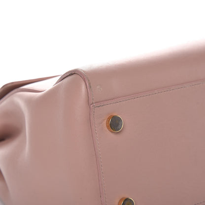 Saint Laurent Calfskin Medium Moujik Top Handle Bag Pale Blush 8 of 17
