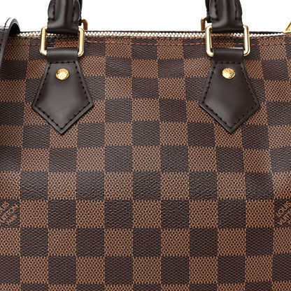 Louis Vuitton Damier Ebene Speedy Bandouliere 25 7 of 9