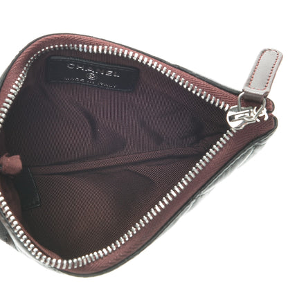 Chanel Lambskin Quilted Small Cosmetic Case Black 5 of 7