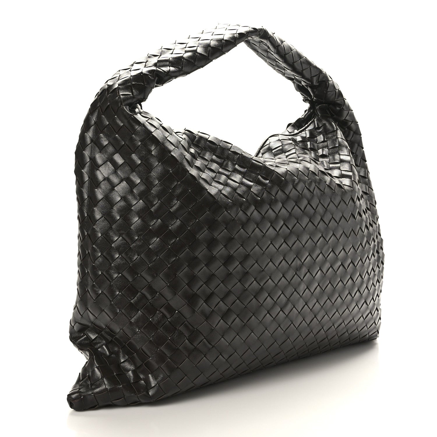 Bottega Veneta Calfskin Intrecciato Large Hop Ebano 3 of 8