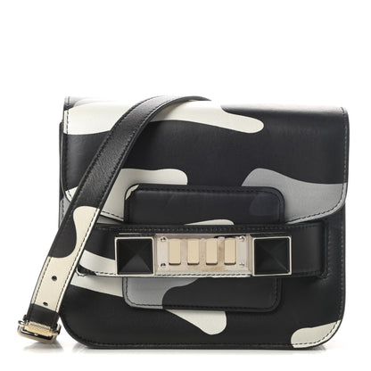 Proenza Schouler Calfskin Camouflage Tiny PS11 Classic Shoulder Bag Black 1 of 13