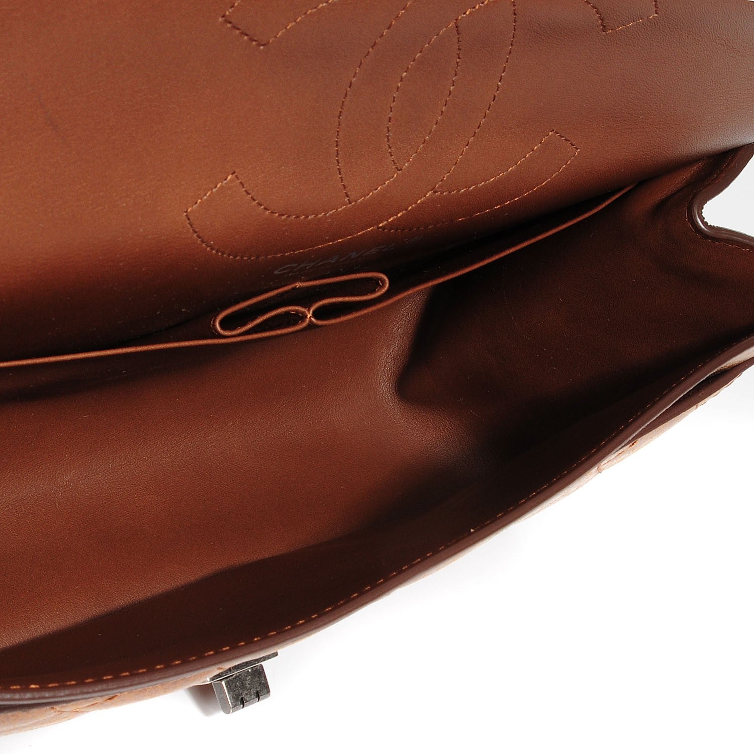 Chanel Aged Calfskin 2.55 Reissue 226 Flap Light Brown 6 of 9