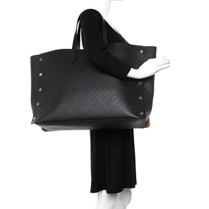 Givenchy Calfskin Chain Embossed Large Bond Shopper Tote Black 2 of 9