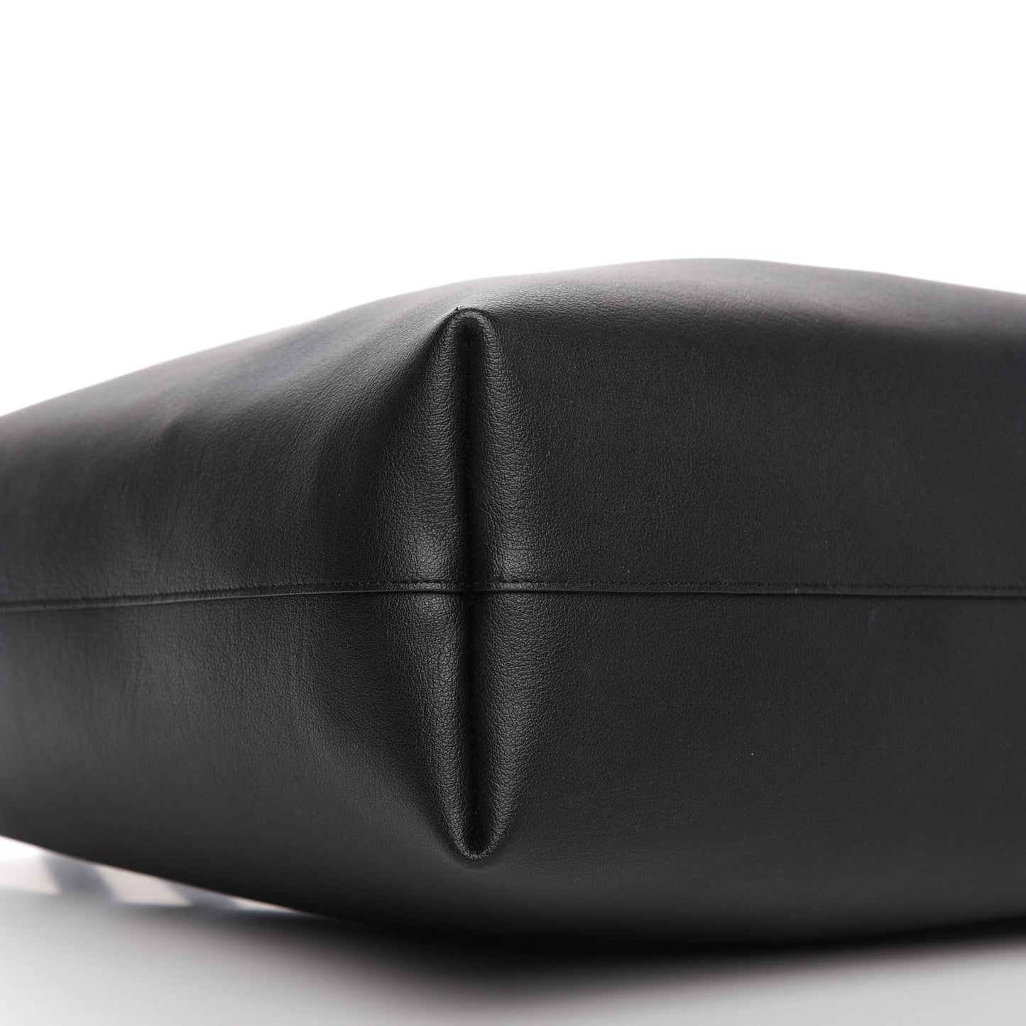 Calfskin Large Shopping Tote Black