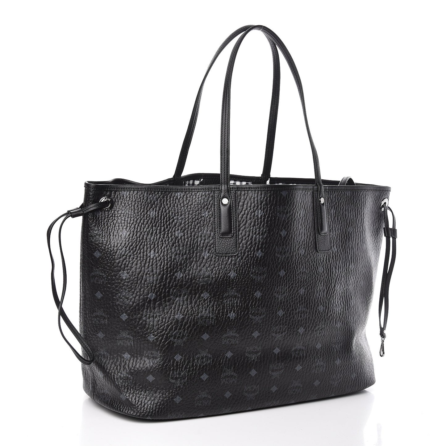 Visetos Large Liz Reversible Shopper Tote Black