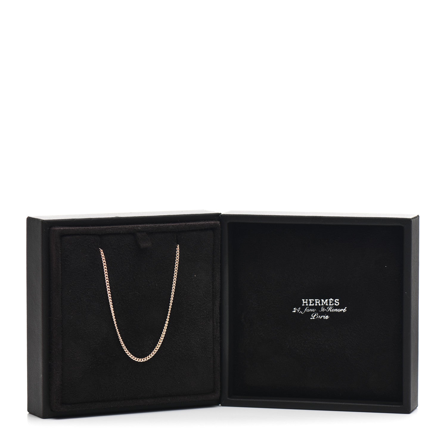 Hermes 18K Rose Gold PM Echappee Necklace SH 5 of 5