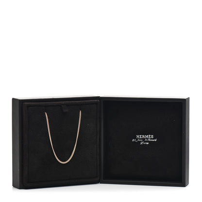 Hermes 18K Rose Gold PM Echappee Necklace SH 5 of 5