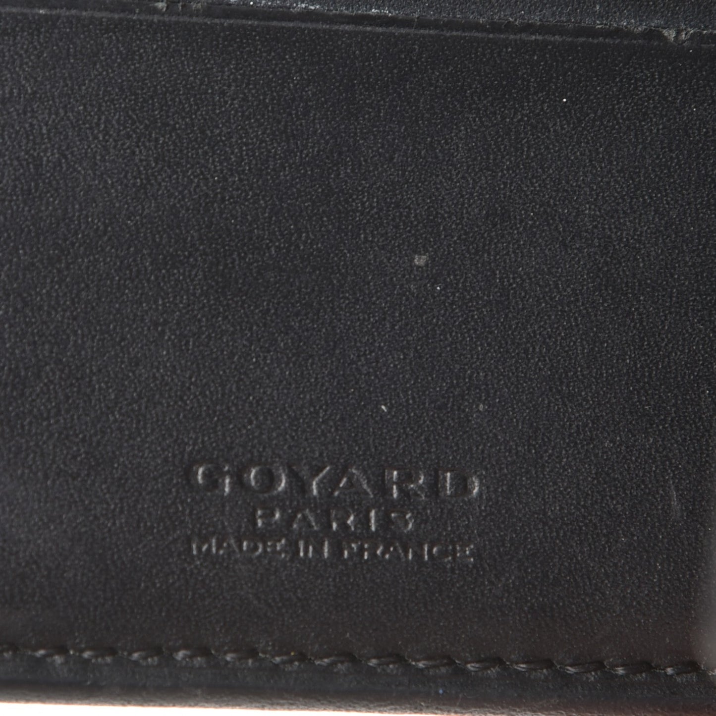 Goyardine Bi-Fold Wallet Black