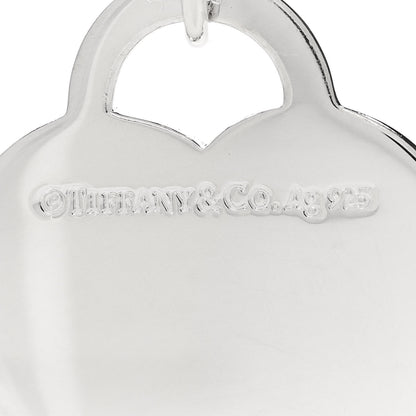 Tiffany Sterling Silver Enamel Return to Tiffany Heart Tag Charm Pink 4 of 5