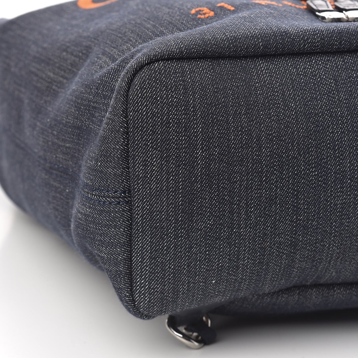 Canvas Large Deauville Backpack Denim Blue