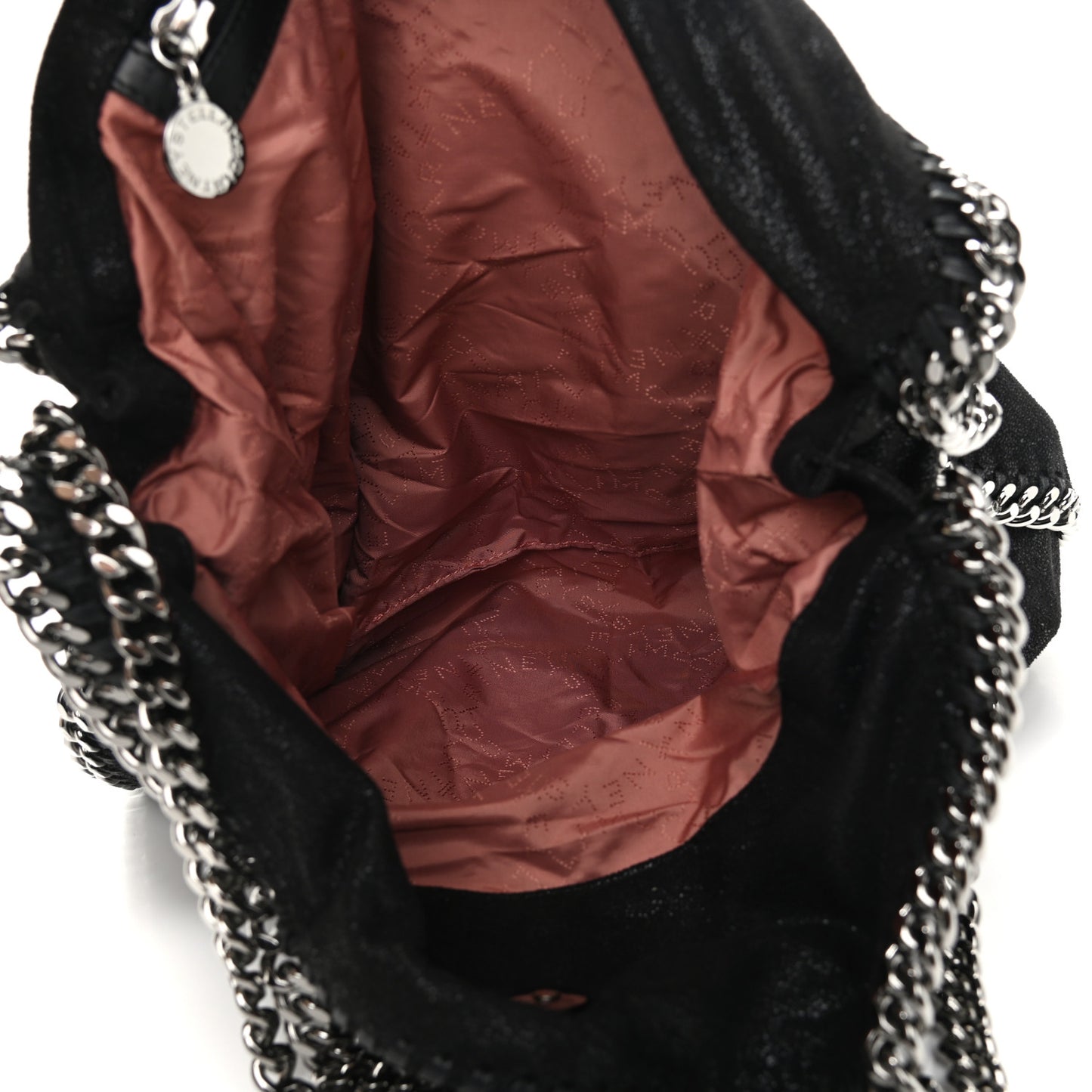 Shaggy Deer Falabella Fold Over Tote Black