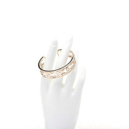 Chanel Metal Logo CC Cuff Gold 4 of 5