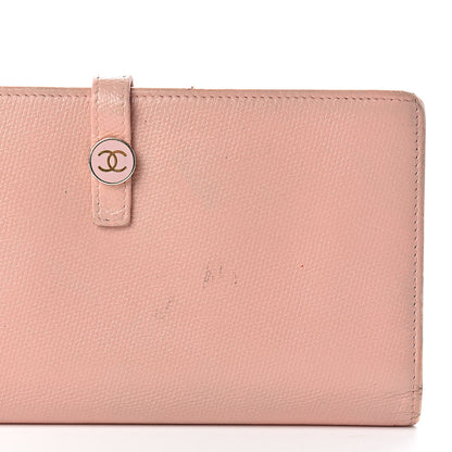 Chanel Grained Calfskin CC Button Wallet Pink 14 of 24