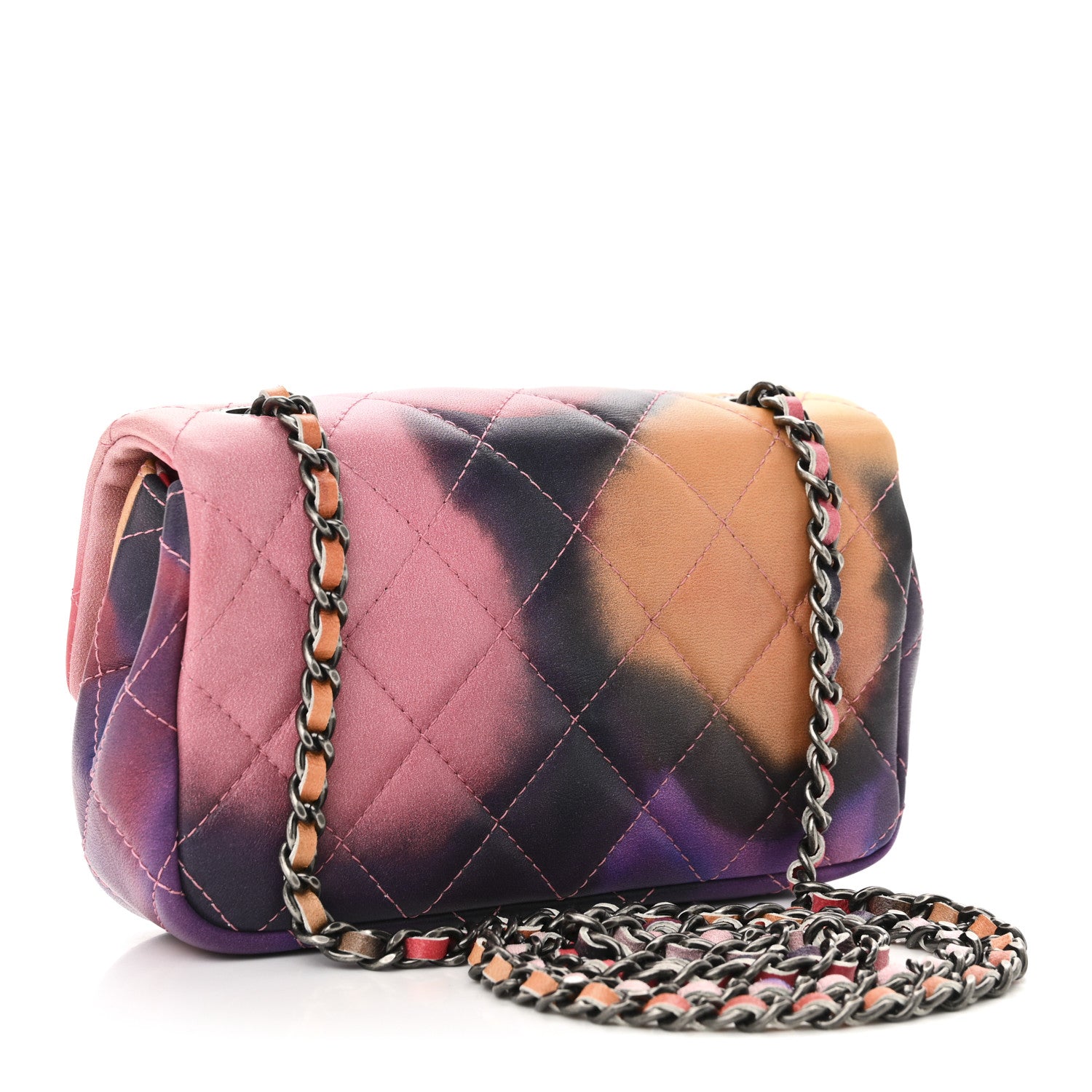 Chanel Lambskin Quilted Extra Mini Flower Power Flap Multicolor 3 of 11