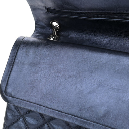 Chanel Aged Calfskin Quilted 2.55 Reissue 227 Flap Marine 14 of 16