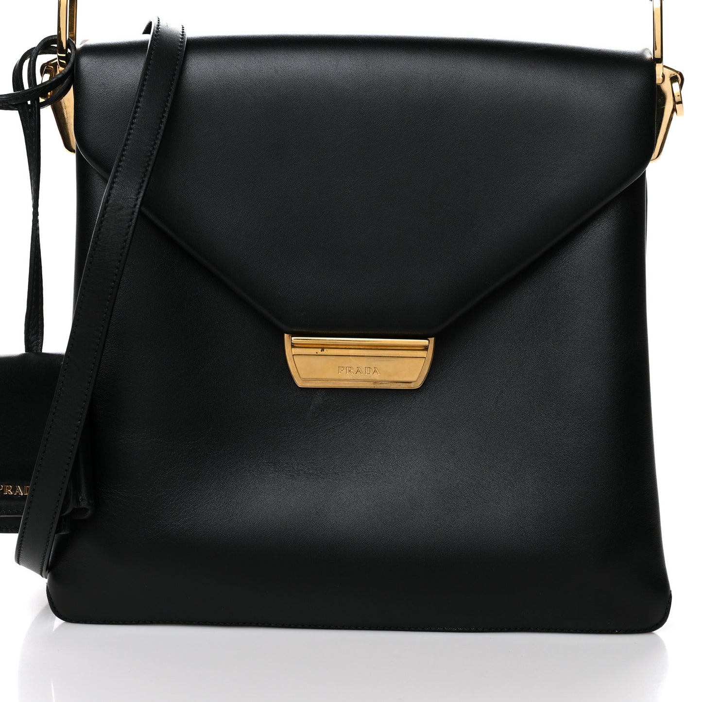 New Calfskin Ingrid Top Handle Bag Black
