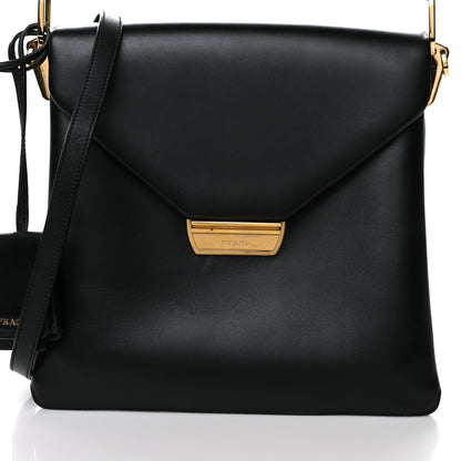 Prada New Calfskin Ingrid Top Handle Bag Black 7 of 9
