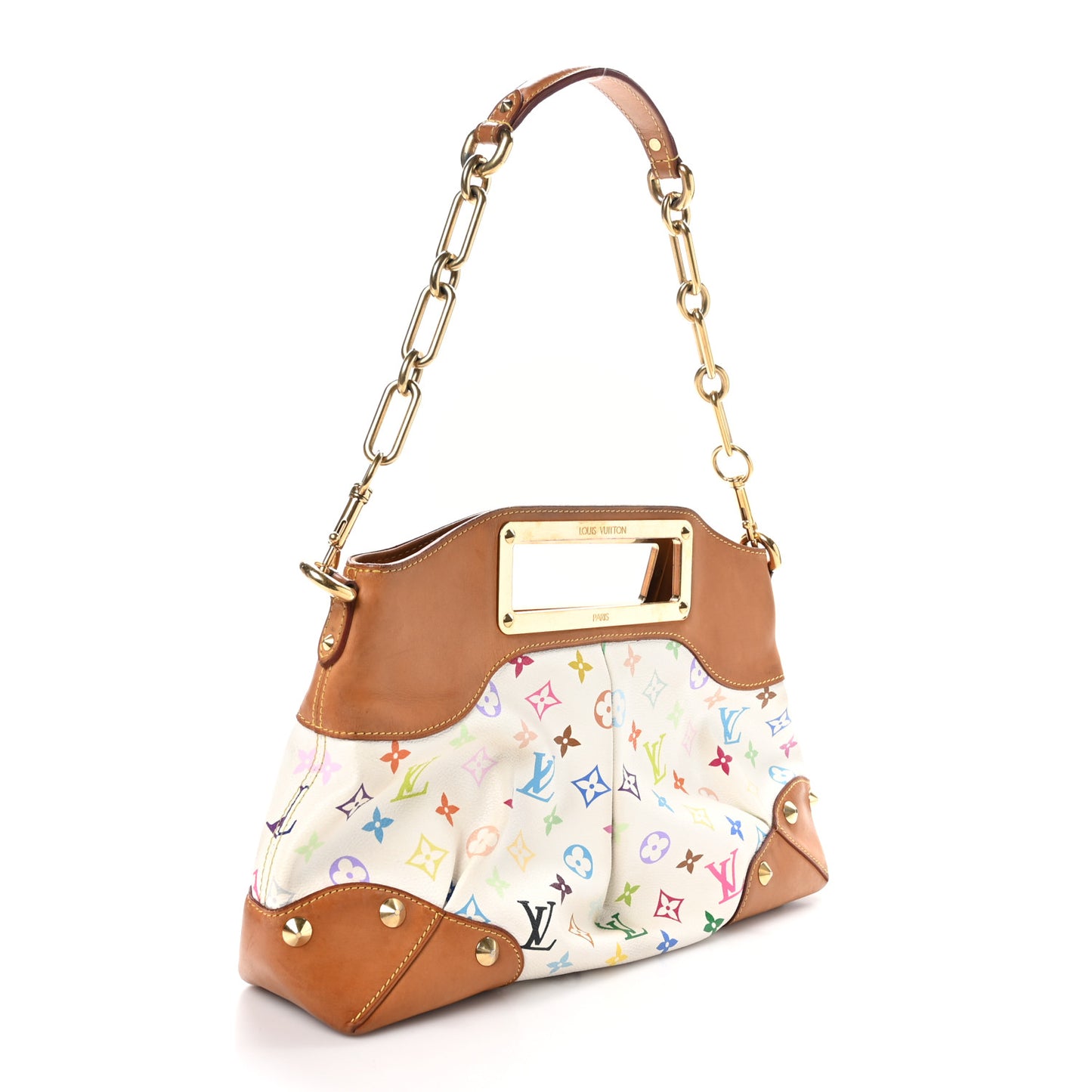 Monogram Multicolor Judy GM White