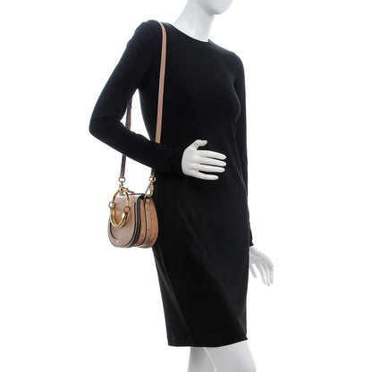 Chloe Calfskin Suede Small Nile Bracelet Bag Biscotti Beige 2 of 7