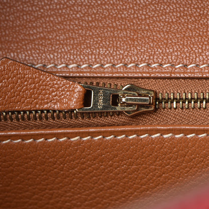 Hermes Epsom Candy Birkin 35 Rose Jaipur Gold 16 of 35