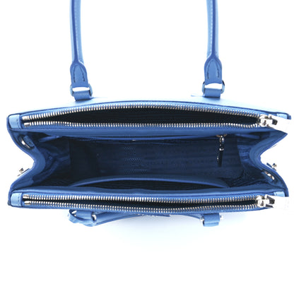 Prada Saffiano Small Galleria Double Zip Tote Mare 5 of 12