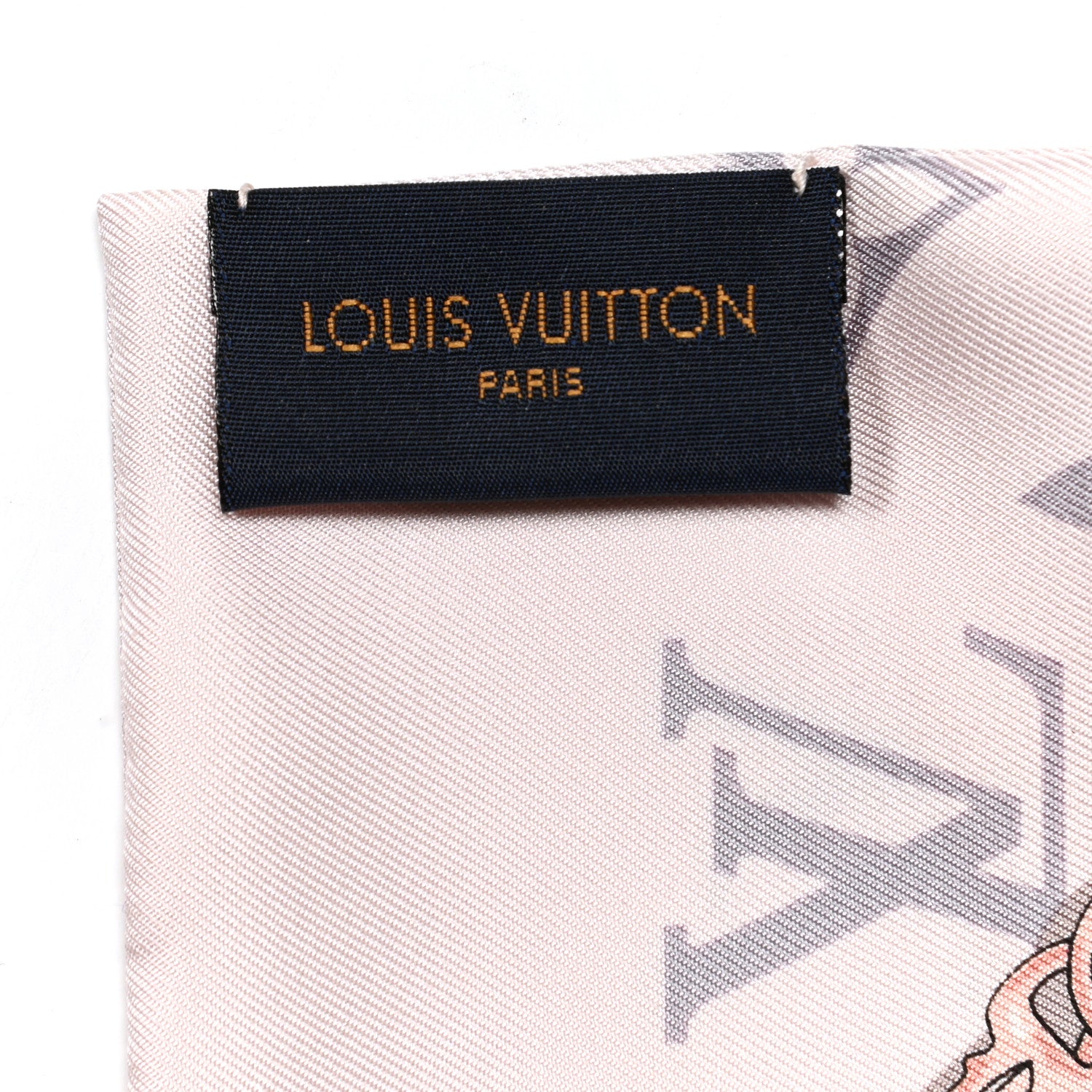 Louis Vuitton Silk Monogram Confidential Bandeau Light Pink 3 of 3