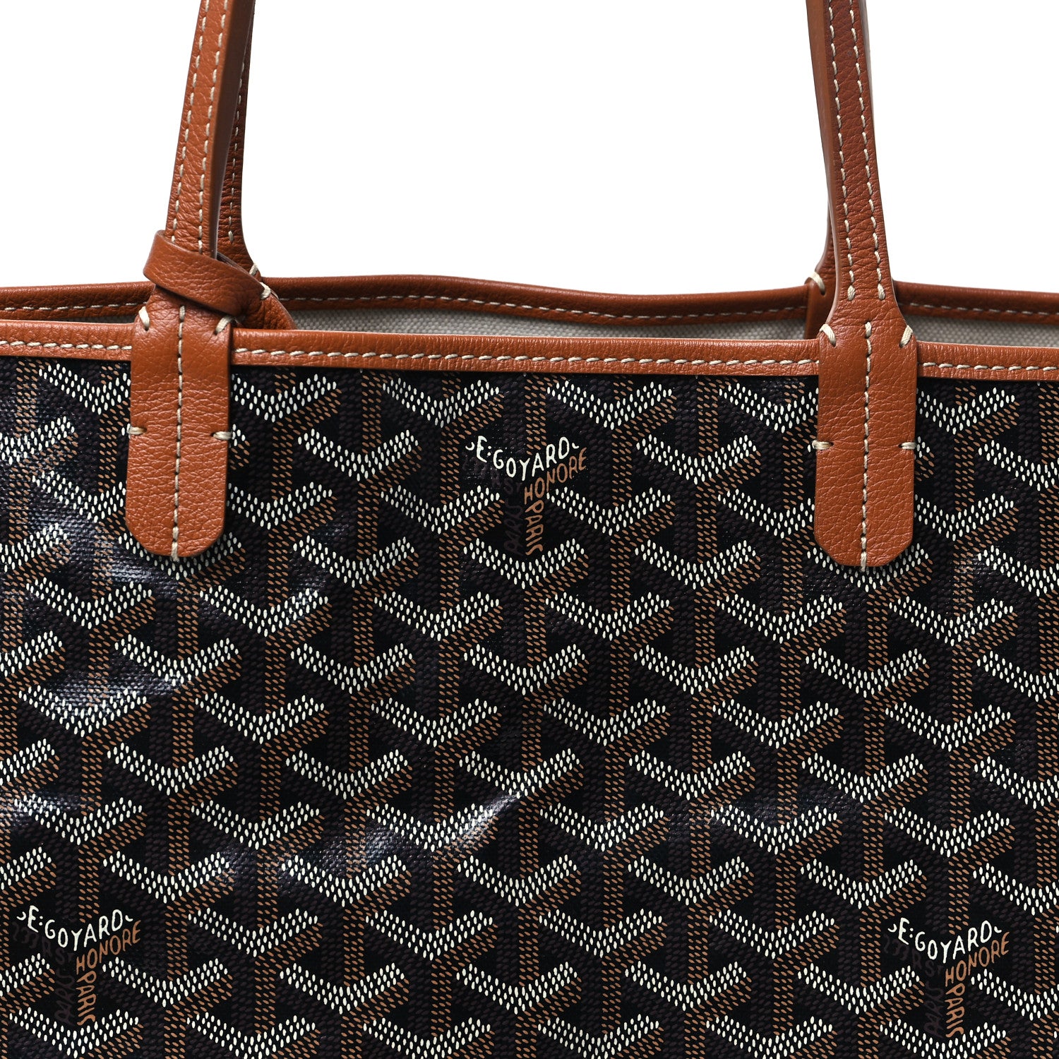 Goyard Goyardine Saint Louis PM Black Gold 8 of 10