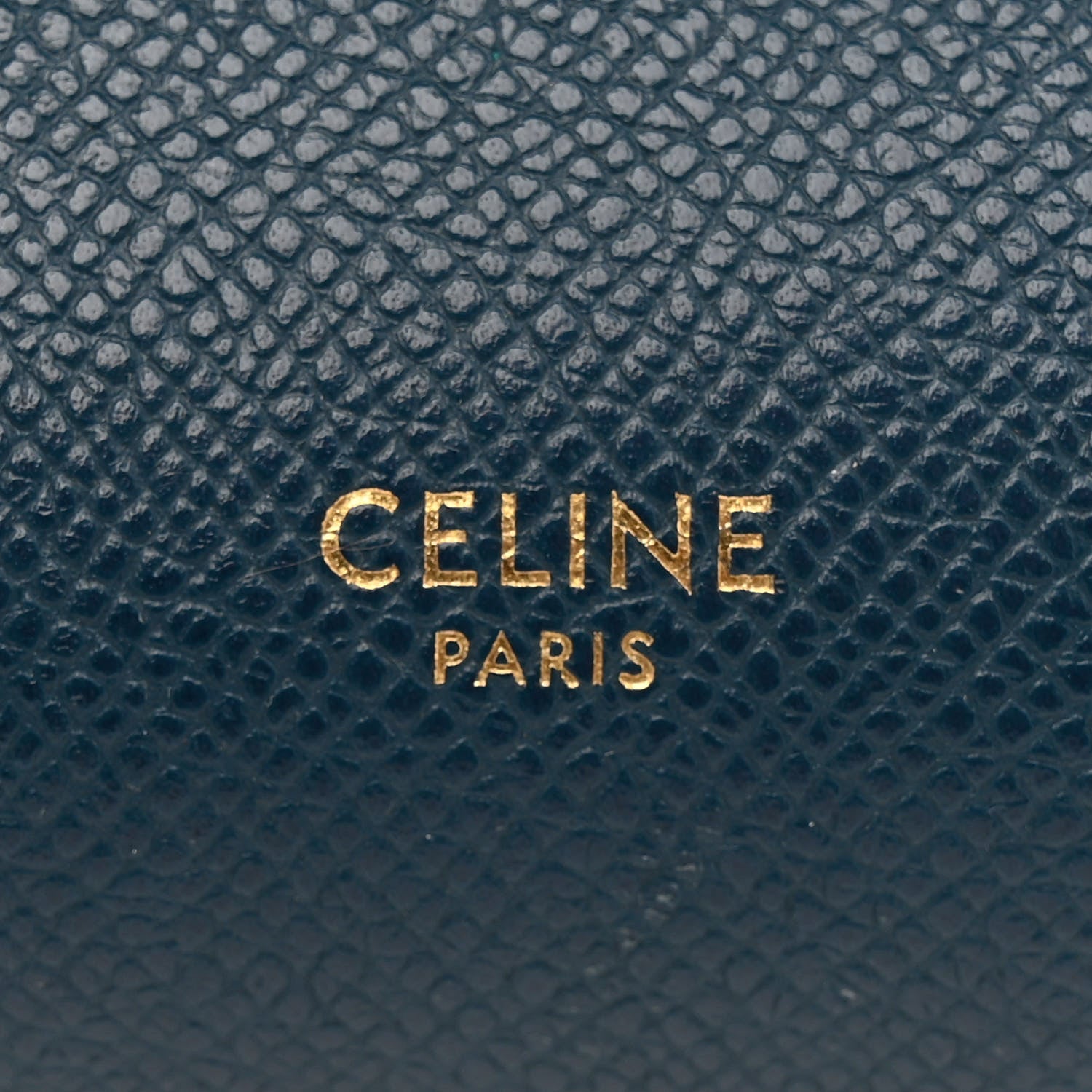Celine Baby Grained Calfskin Nano Belt Bag Abyss Blue 6 of 13