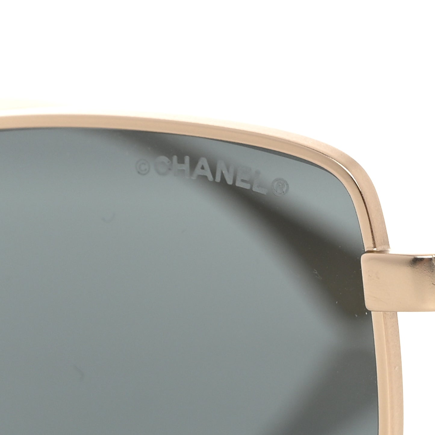 Metal Crystal Sparkling Wheat Rectangle Sunglasses 71584 Gold
