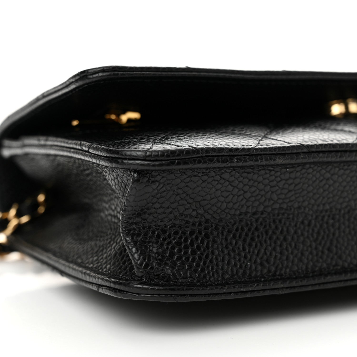 Chanel Caviar Quilted Wallet on Chain WOC Black 10 of 11
