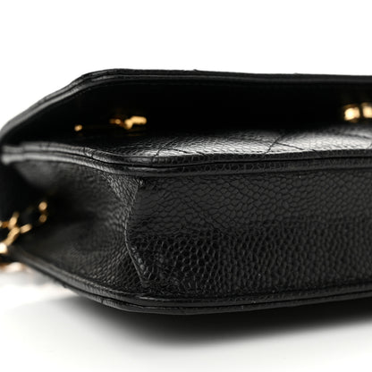 Chanel Caviar Quilted Wallet on Chain WOC Black 10 of 11