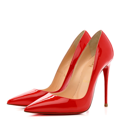 Christian Louboutin Patent So Kate 120 Pumps 39.5 Corazon 4 of 11