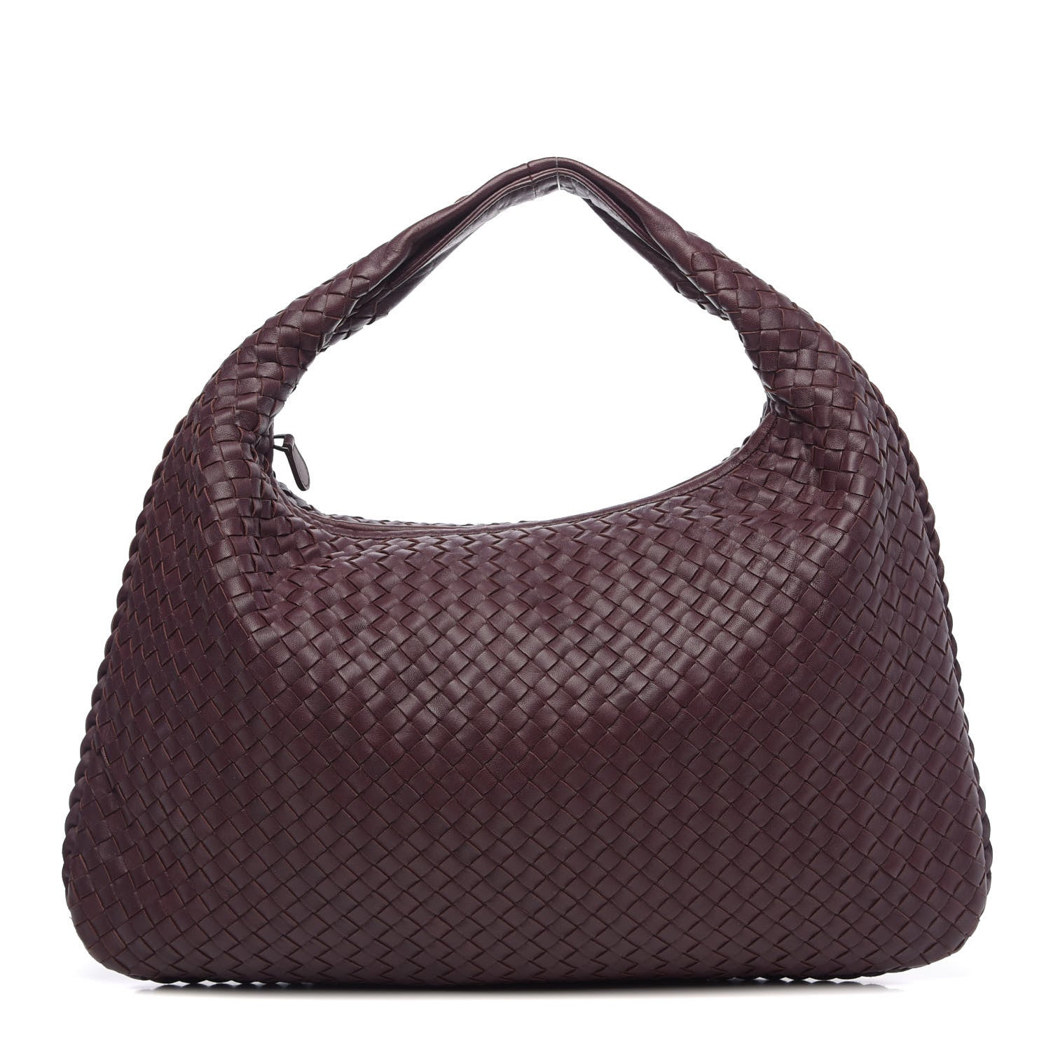 Bottega Veneta Nappa Intrecciato Large Veneta Hobo Aubergine 1 of 11