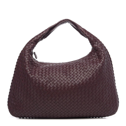 Bottega Veneta Nappa Intrecciato Large Veneta Hobo Aubergine 1 of 11