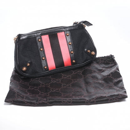 Gucci Monogram Web Clutch Black 5 of 8