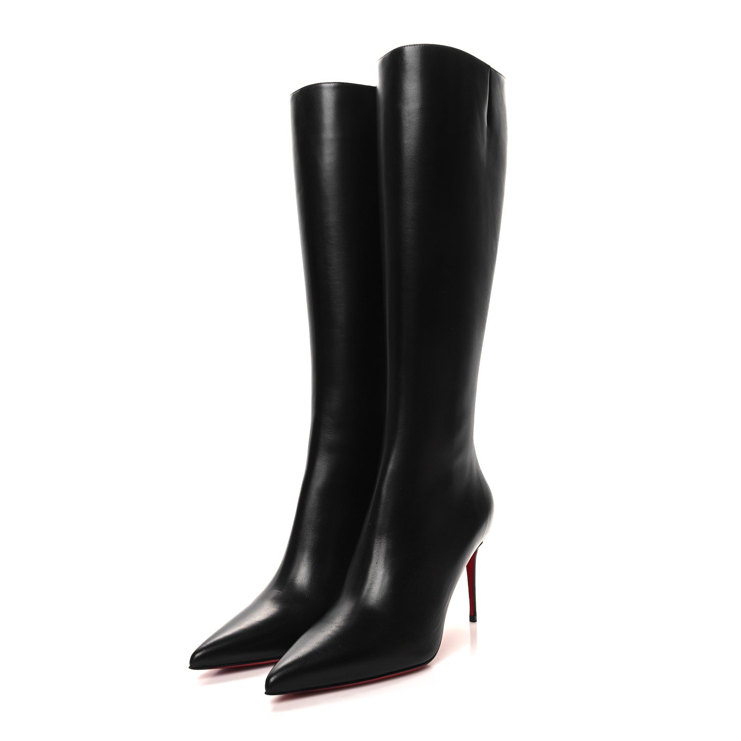 Christian Louboutin Calfskin So Kate Pointed Tall Boots 40.5 Black 3 of 7