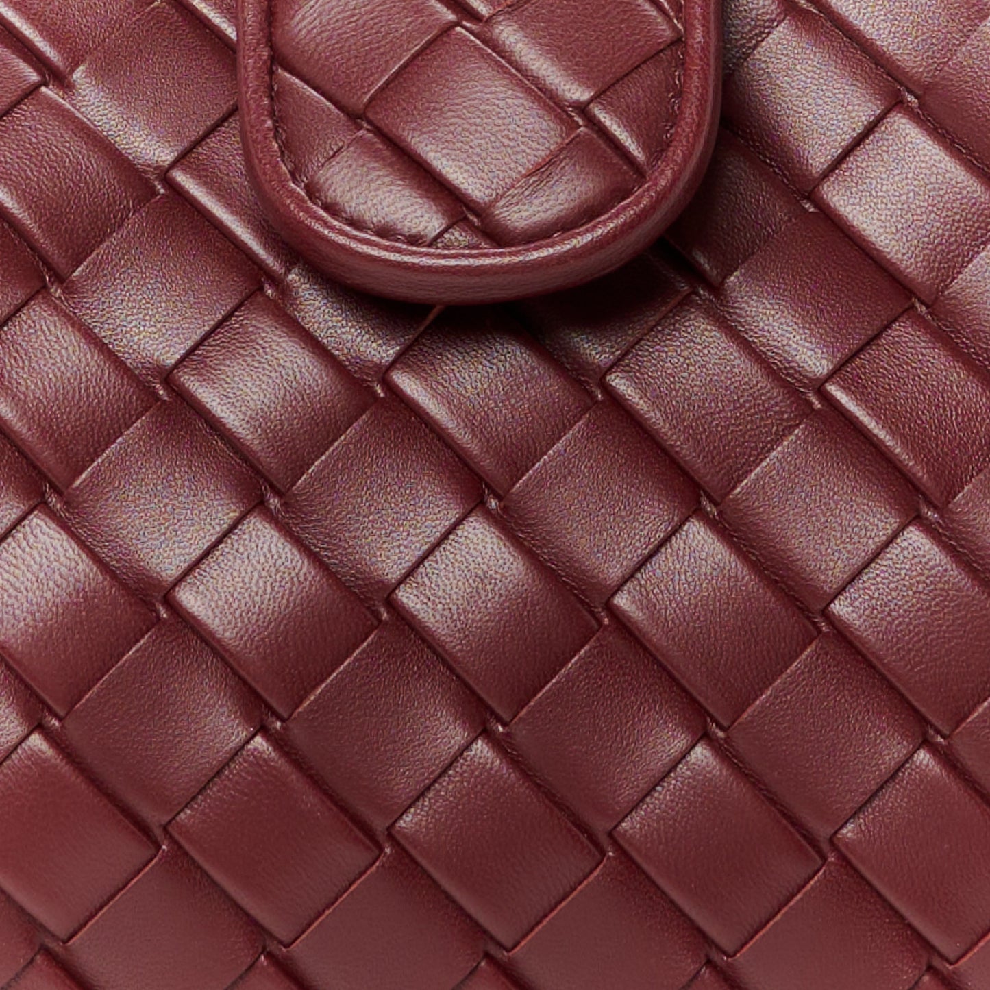 Nappa Intrecciato Teen The Lauren 1980 Clutch With Chain Barolo