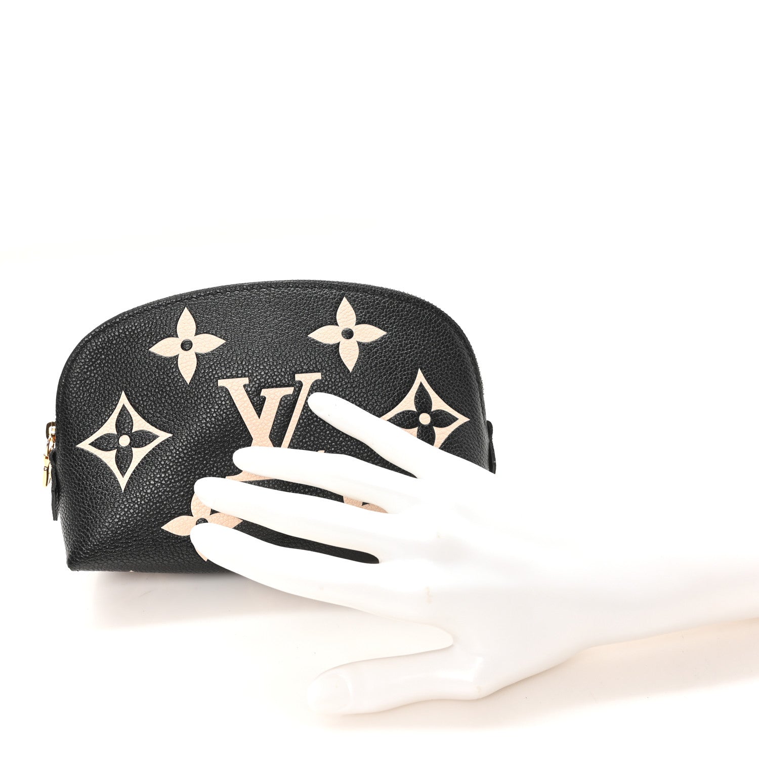 Louis Vuitton Empreinte Monogram Giant Cosmetic Pouch Black Beige 2 of 6