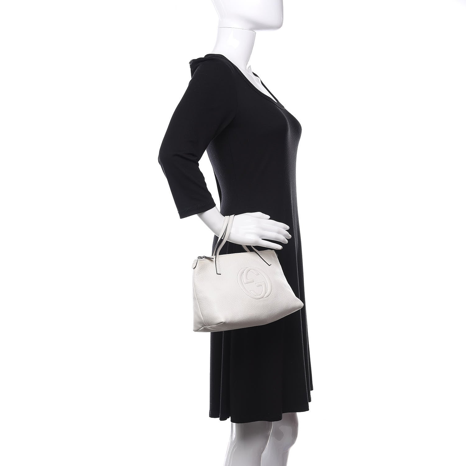 Gucci Cellarius Calfskin Children's Soho Shoulder Bag White 2 of 10