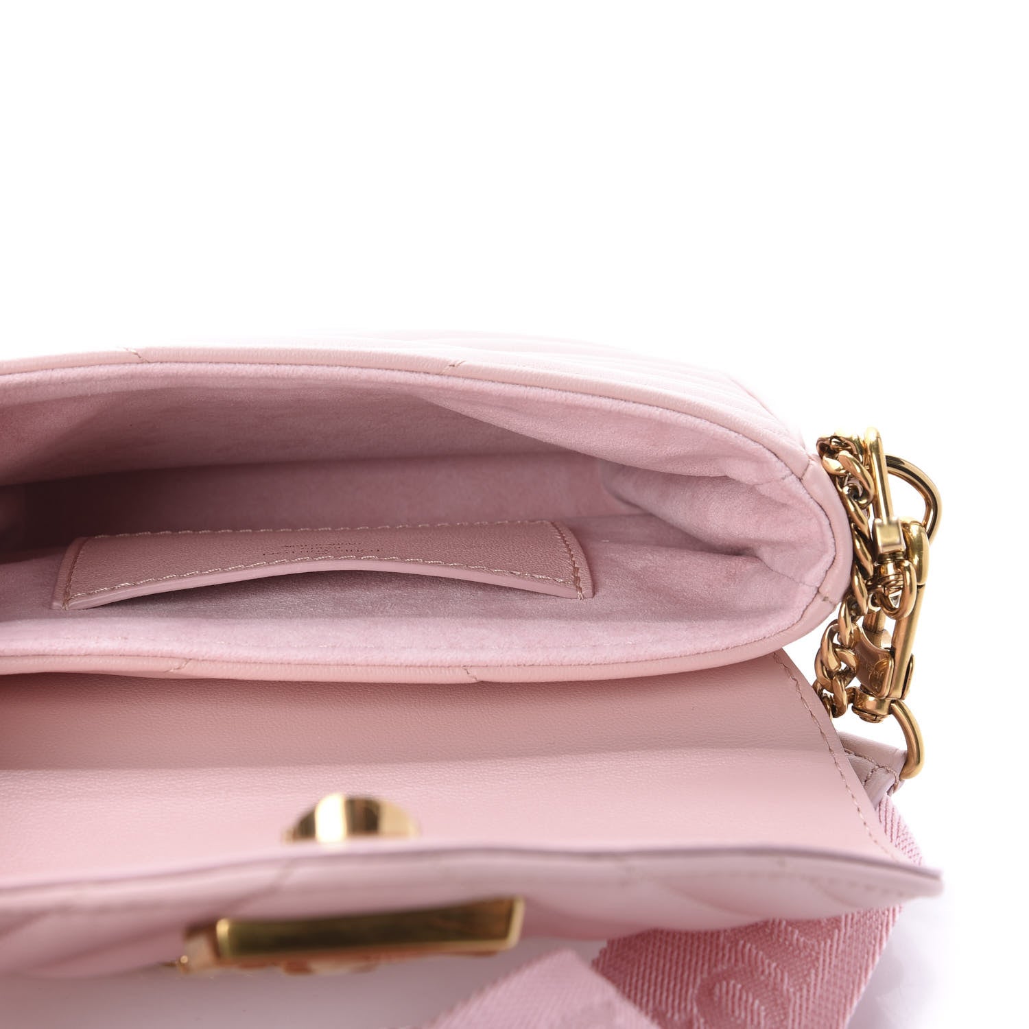 Louis Vuitton Calfskin New Wave Multi Pochette Rose Ballerine 5 of 10
