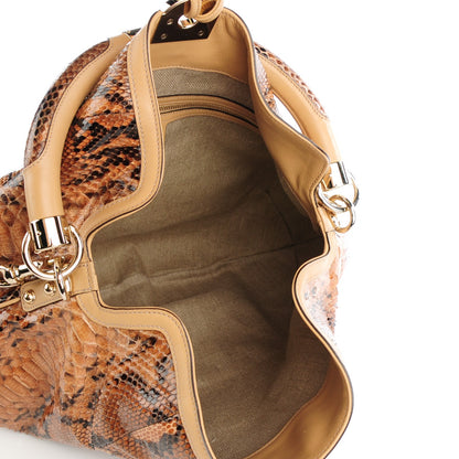 Gucci Python Large Indy Top Handle Hobo 5 of 7