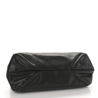 Chanel Caviar CC Timeless Shoulder Bag Black 4 of 10