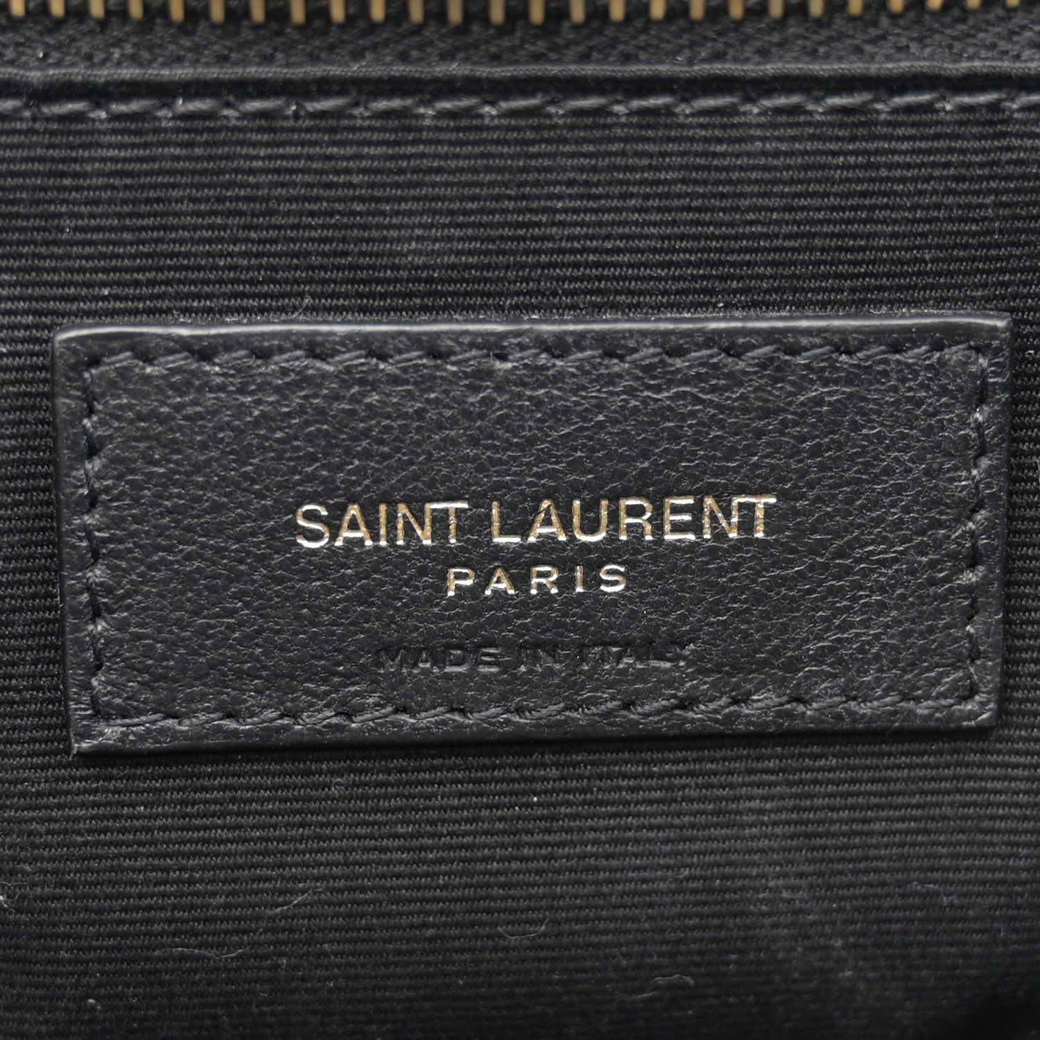 Saint Laurent Grained Lambskin Monogram Medium Niki Chain Satchel Dark Cork 6 of 11