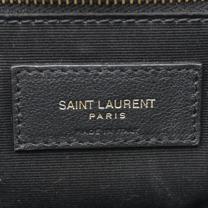 Saint Laurent Grained Lambskin Monogram Medium Niki Chain Satchel Dark Cork 6 of 11