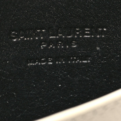 Saint Laurent Grain De Poudre Monogram Uptown Chain Wallet Crema Soft 8 of 14